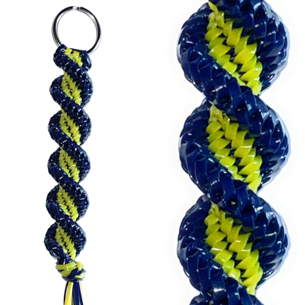 Navy Blue & Yellow&nbsp;Keychain
